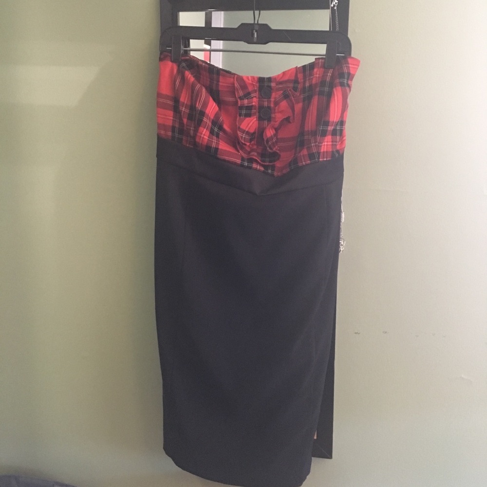 Torrid size 26 strapless dress